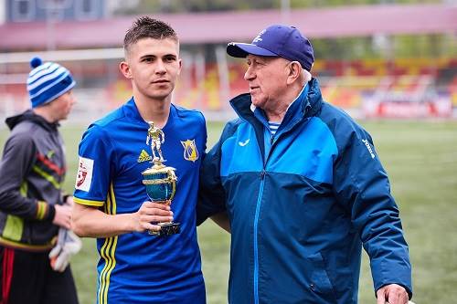 Филипп Кондрюков - обладатель приза «Лучшего игрока матча», учрежденного областной «Федерацией футбола» по итогам матча двадцать четвертого тура молодежного Первенства России между «Ростовом» и «Спартаком»