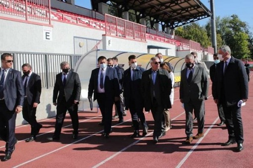 Губернатор Ростовской области  Василий Голубев посетил стадион «Форте Арена»