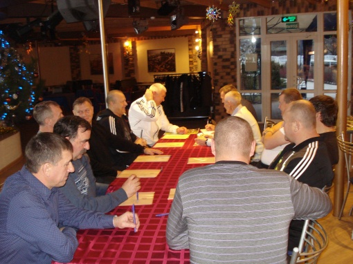 Итоговое заседание Президиума Донецкой городской общественной организации «Федерация футбола».  