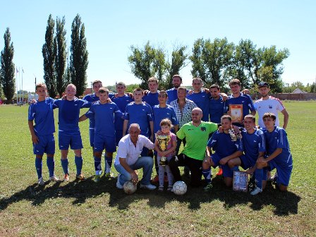 Команда «СК-Юг» стал победителям Кубка Шахтера по футболу