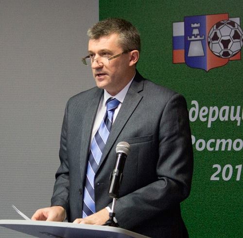 Сегодня Председатель Федерации футбола Ростова-на-Дону Сергей Васильевич Нечай отмечает 50-летие!
